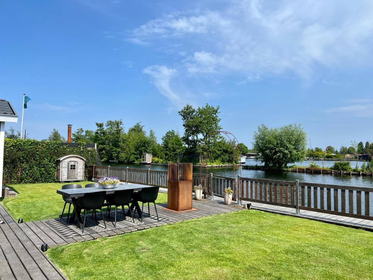 New - Private Residence With Sauna - On A Lake Near Amsterdam Vinkeveen Exterior foto